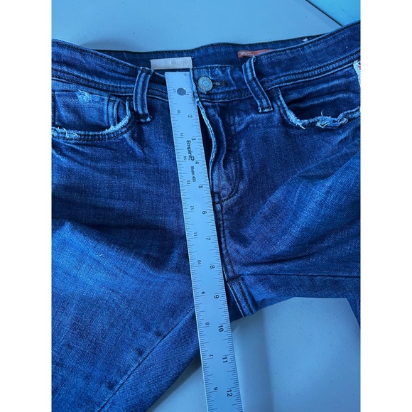 Anthropologie Pilcro The Slim Boyfriend Embroidered Side-Stripe Jeans Size 26P - Picture 11 of 16
